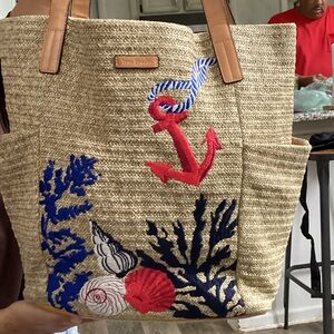 Vera Bradley Yellow Nautical Tote